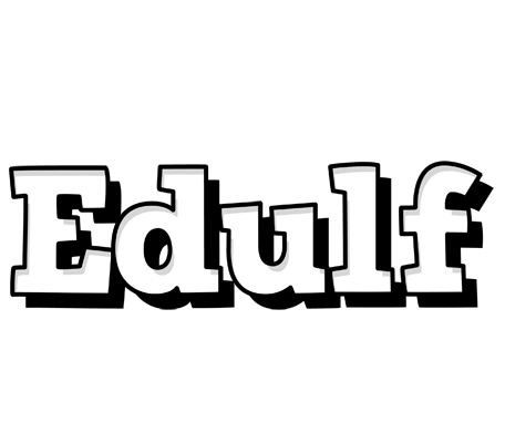 Edulf snowing logo