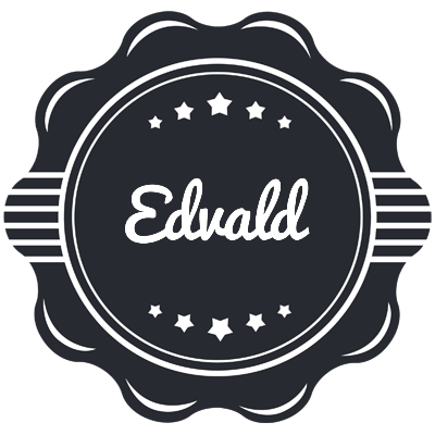 Edvald badge logo