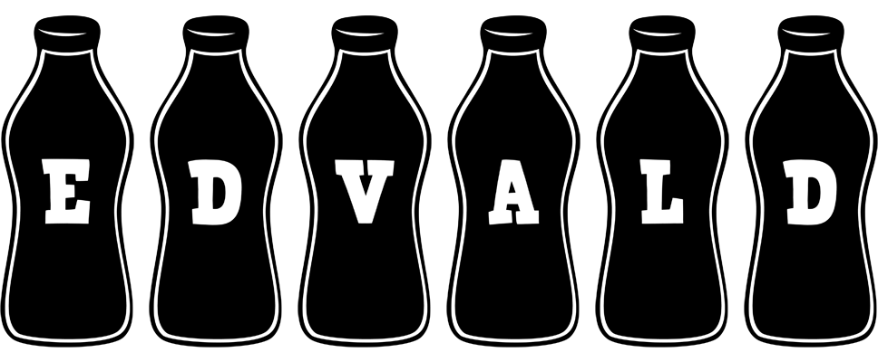 Edvald bottle logo