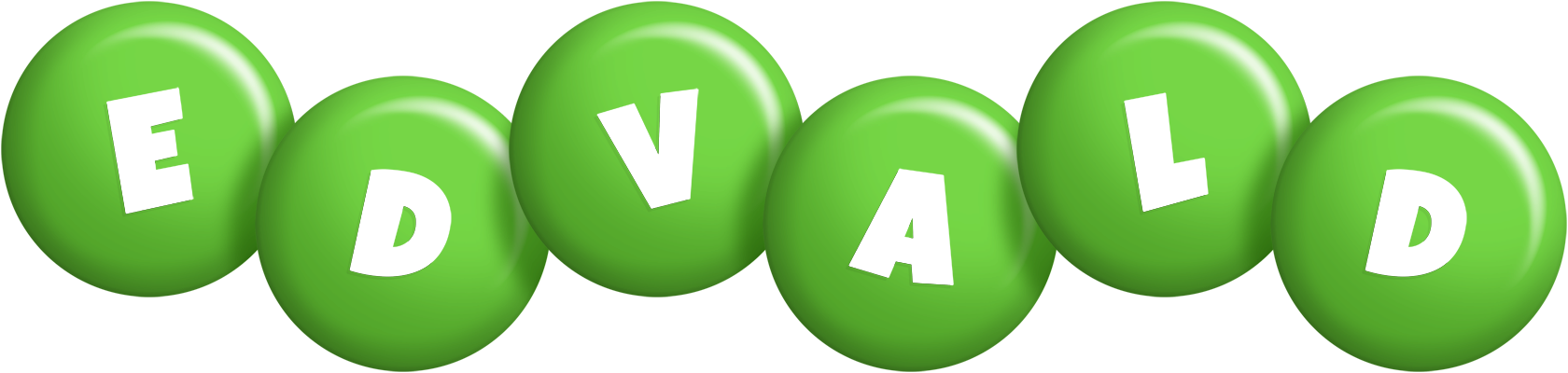 Edvald candy-green logo