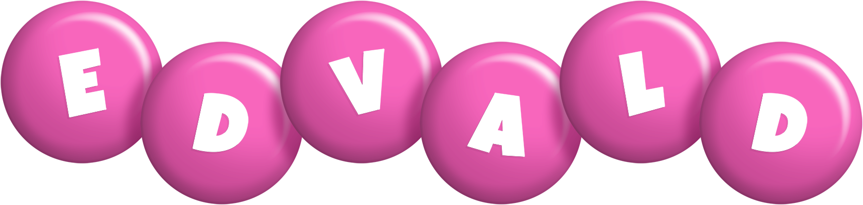 Edvald candy-pink logo