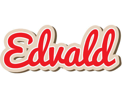 Edvald chocolate logo