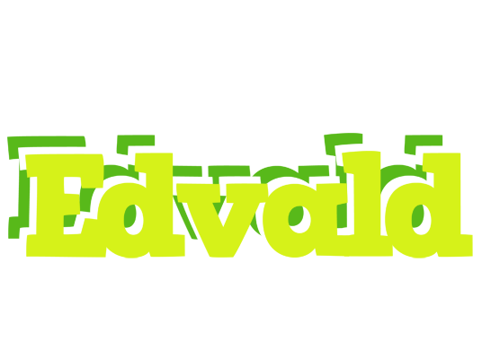 Edvald citrus logo