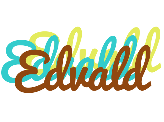 Edvald cupcake logo