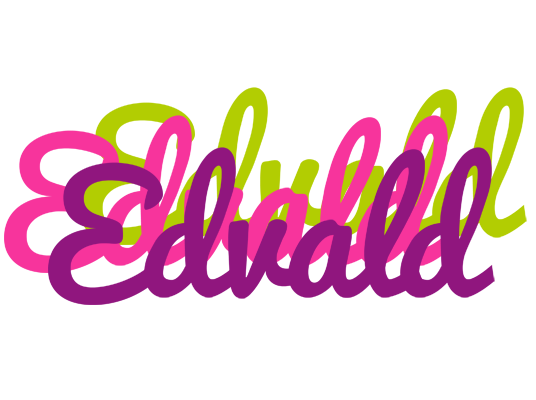 Edvald flowers logo