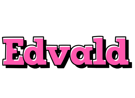Edvald girlish logo