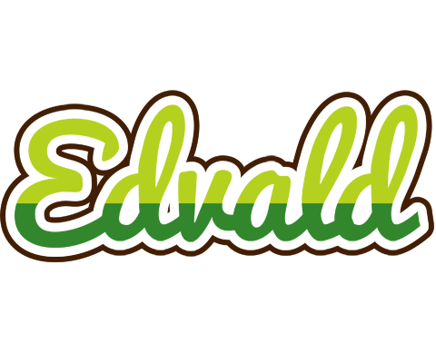 Edvald golfing logo