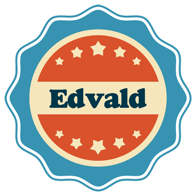 Edvald labels logo