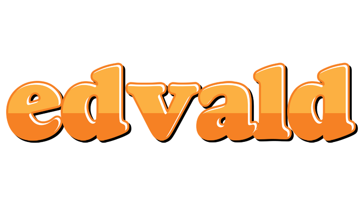 Edvald orange logo