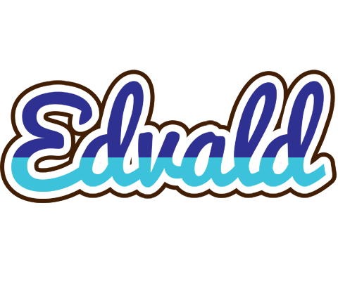 Edvald raining logo