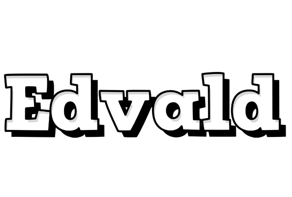 Edvald snowing logo