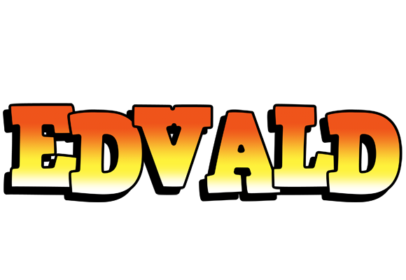 Edvald sunset logo