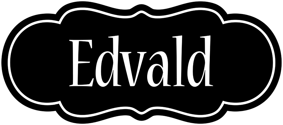 Edvald welcome logo
