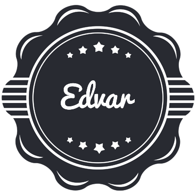 Edvar badge logo