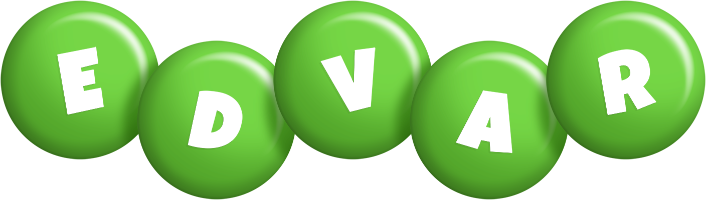 Edvar candy-green logo