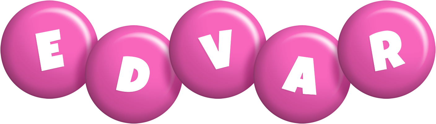 Edvar candy-pink logo