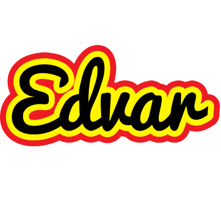 Edvar flaming logo