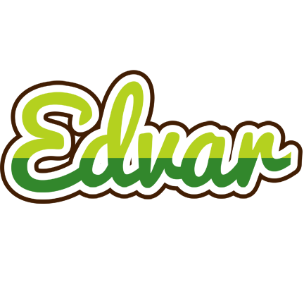 Edvar golfing logo
