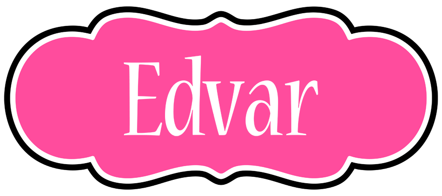 Edvar invitation logo