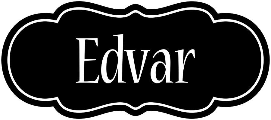 Edvar welcome logo