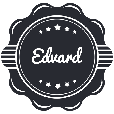Edvard badge logo