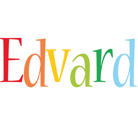 Edvard birthday logo