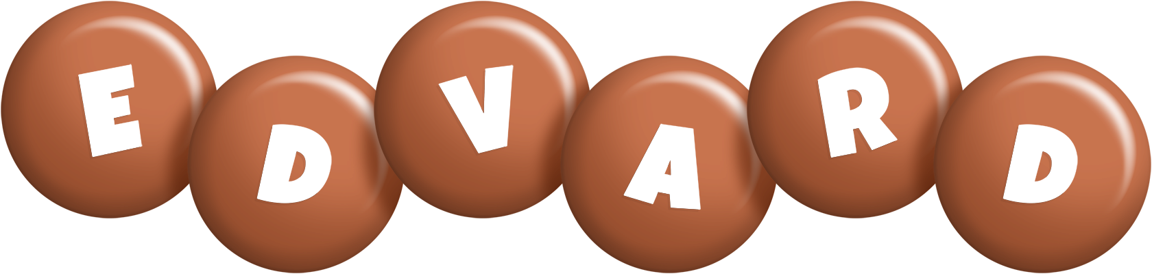 Edvard candy-brown logo