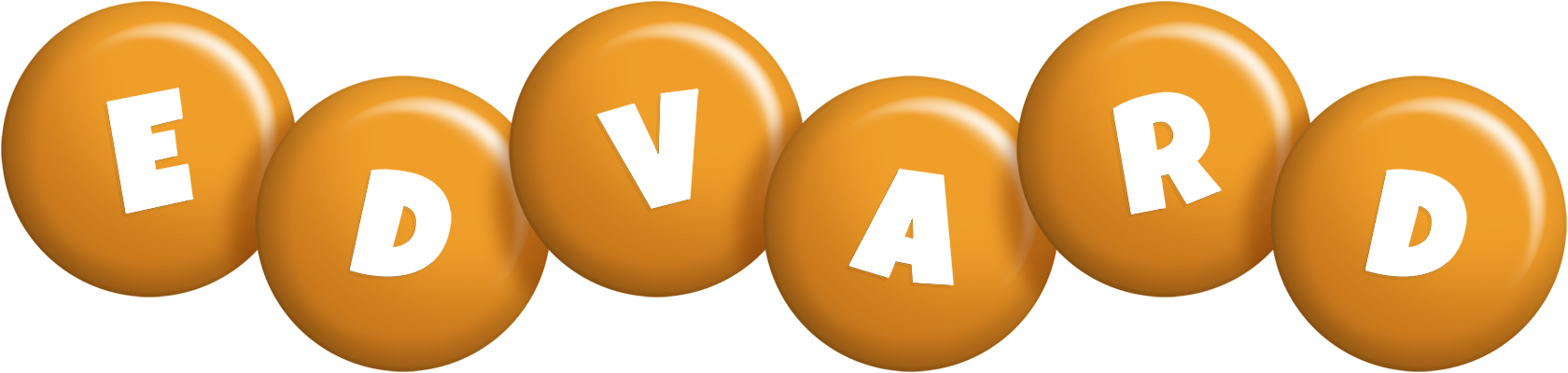 Edvard candy-orange logo