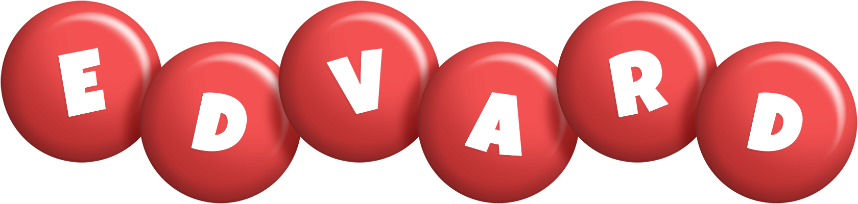 Edvard candy-red logo