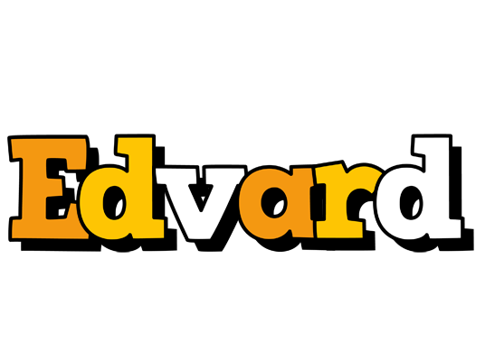 Edvard cartoon logo