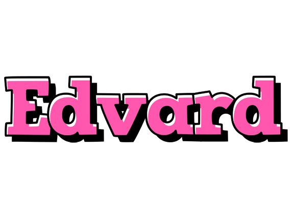 Edvard girlish logo