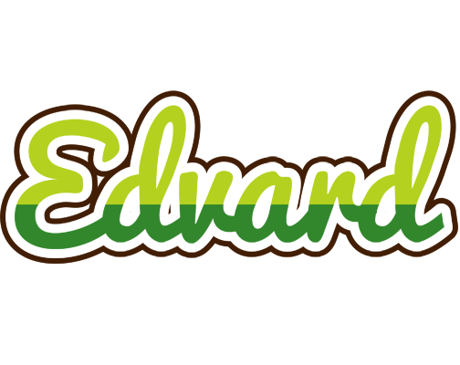 Edvard golfing logo