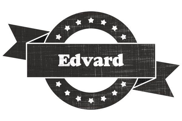 Edvard grunge logo