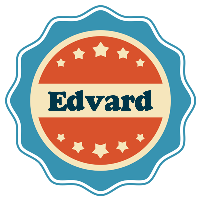 Edvard labels logo