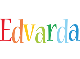 Edvarda birthday logo