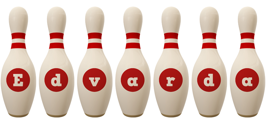 Edvarda bowling-pin logo