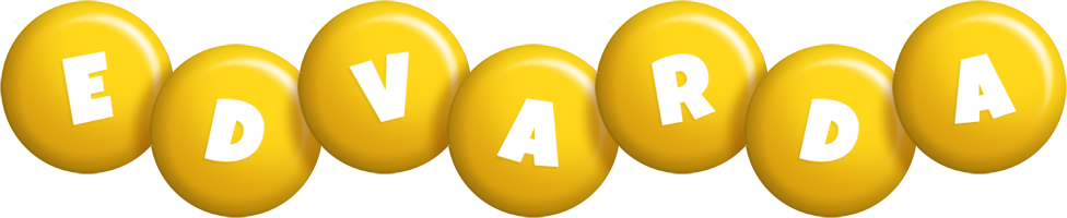 Edvarda candy-yellow logo