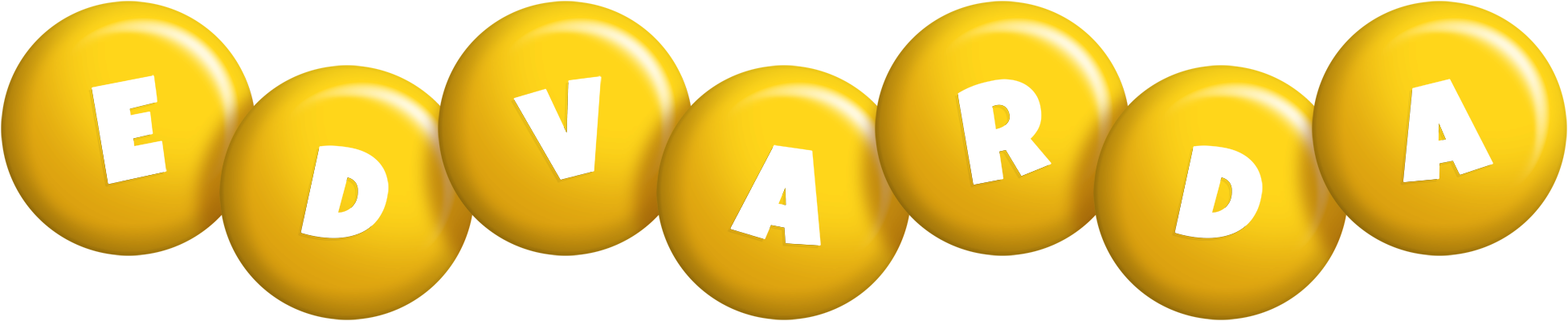 Edvarda candy-yellow logo
