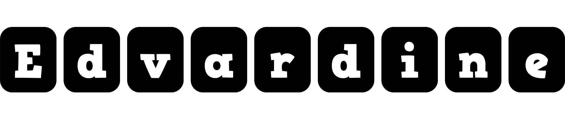 Edvardine box logo