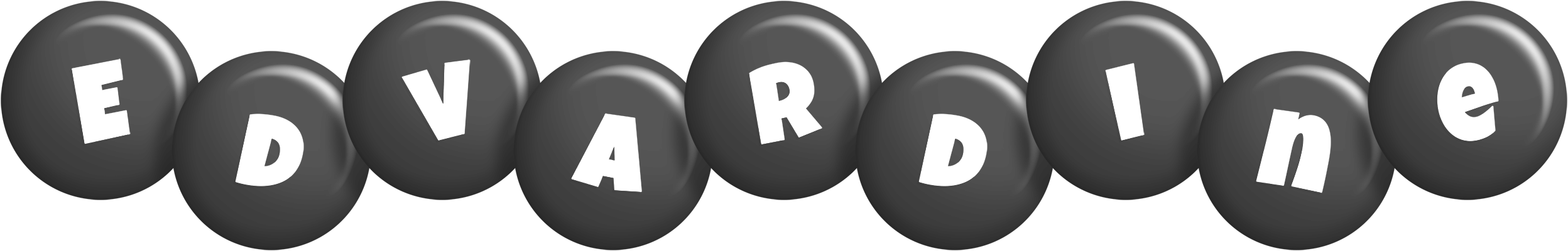 Edvardine candy-black logo