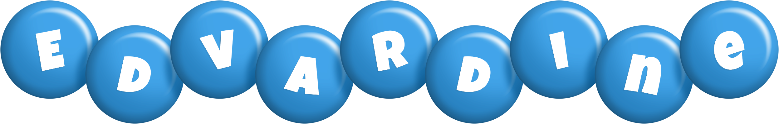 Edvardine candy-blue logo