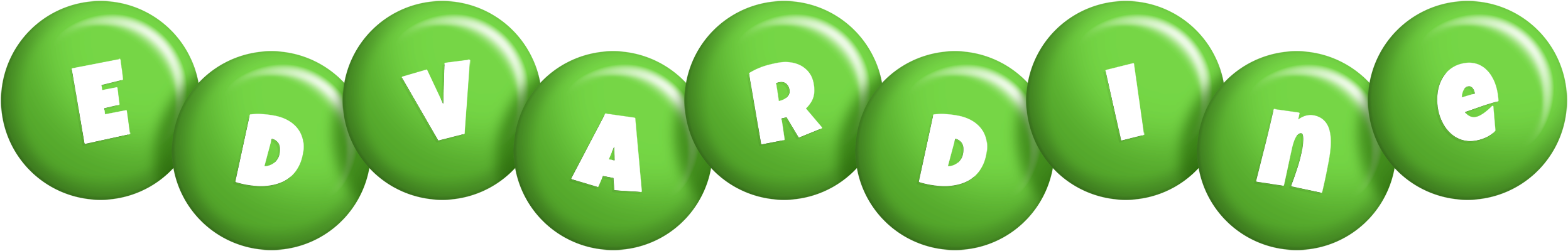 Edvardine candy-green logo