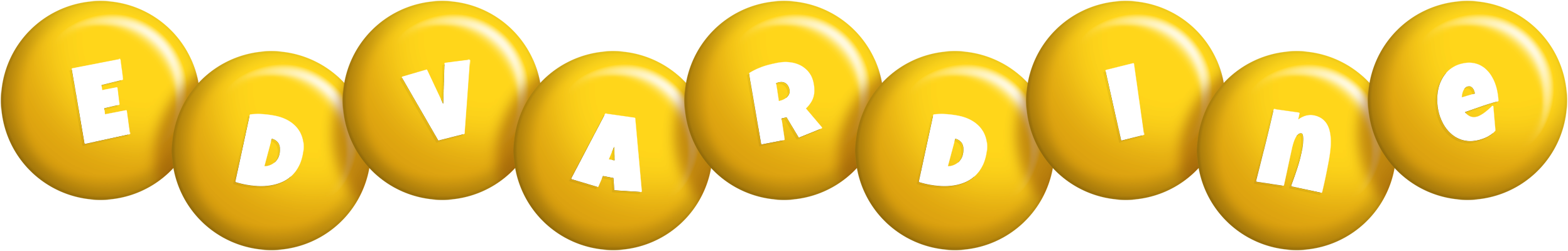 Edvardine candy-yellow logo