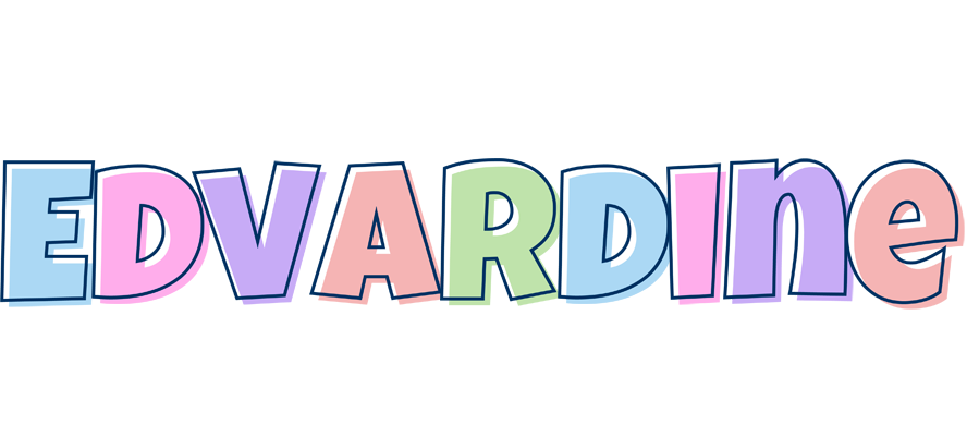 Edvardine pastel logo