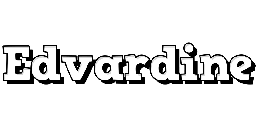 Edvardine snowing logo