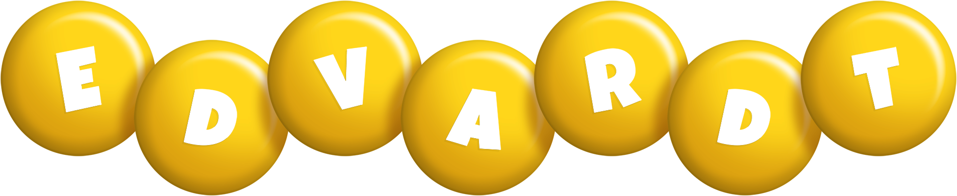 Edvardt candy-yellow logo