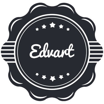 Edvart badge logo