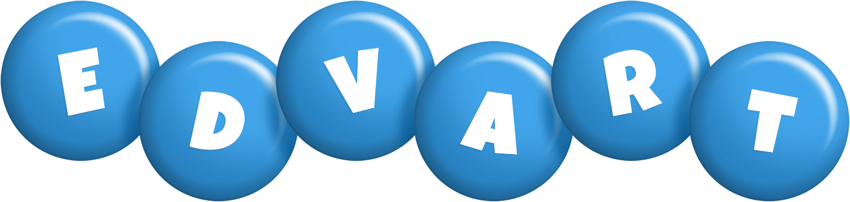 Edvart candy-blue logo