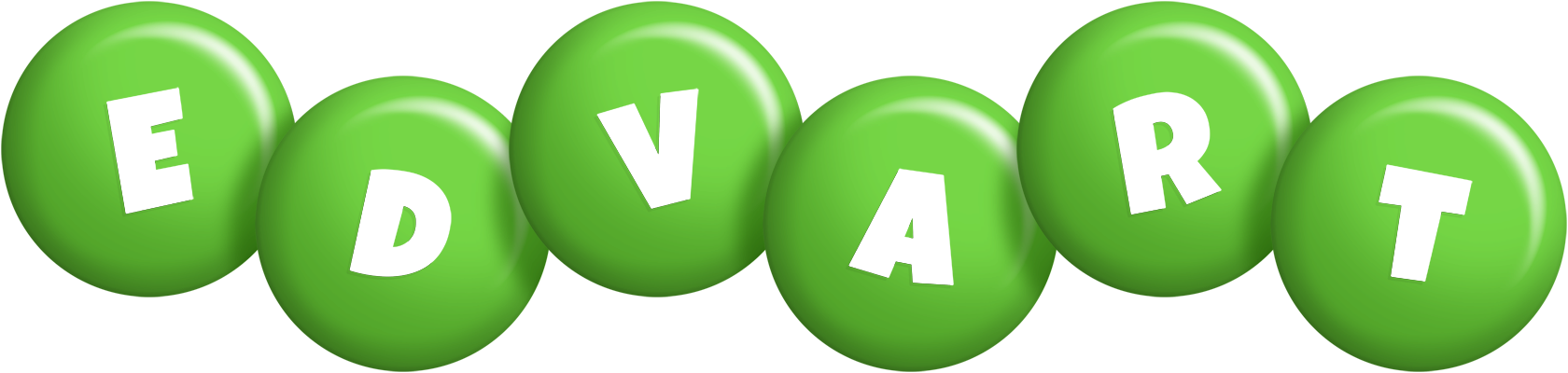 Edvart candy-green logo