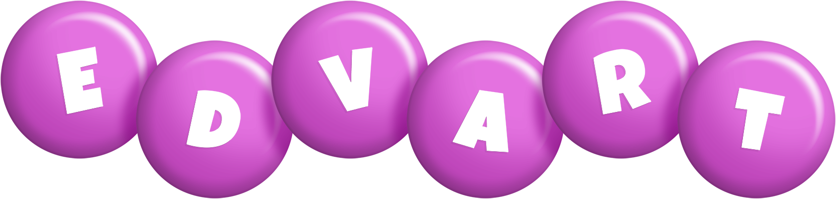 Edvart candy-purple logo